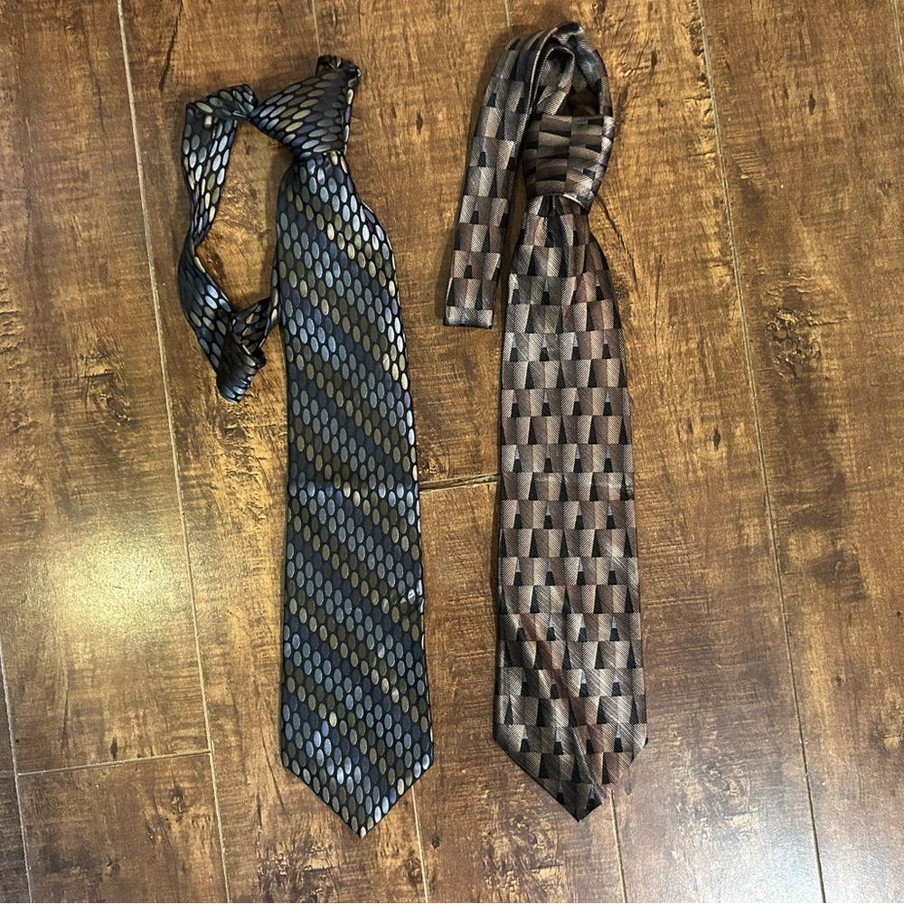 Designer Tie Duo – Christian Dior & DKNY (Set of 2)